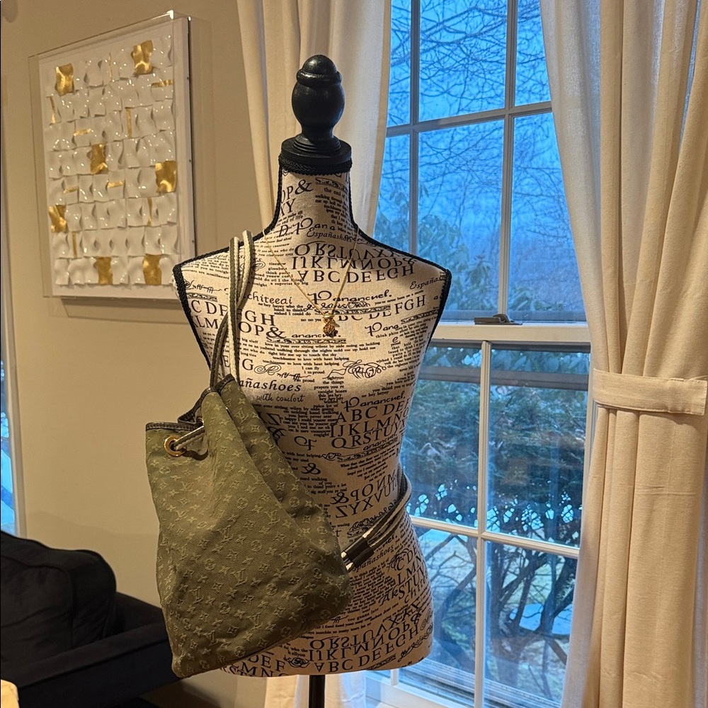 Louis Vuitton Khaki Mini Lin Monogram Betsy Backpack Bag